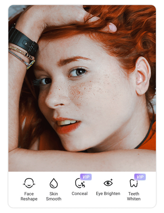 Vivid Glam - Beste Face-App für Bilder und Videos